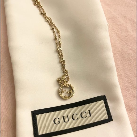 Authentic Gucci 18k Yellow Gold Necklace - proof of purchase included - Picture 2 of 8